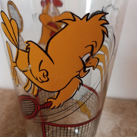 Vintage Foghorn leghorn Henry Hawk Promotional Pepsi Glass 1976 Looney Tunes - Picture 2 of 5